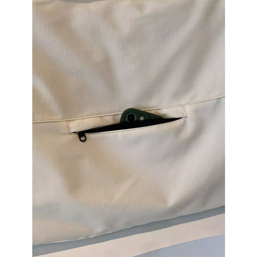 Lightweight Nylon Shoulder Bag Off-white / onesize Apparel and Accessories