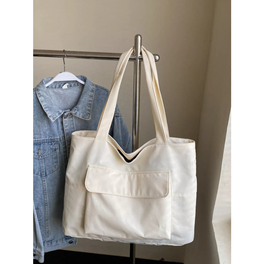 Lightweight Nylon Shoulder Bag Off-white / onesize Apparel and Accessories