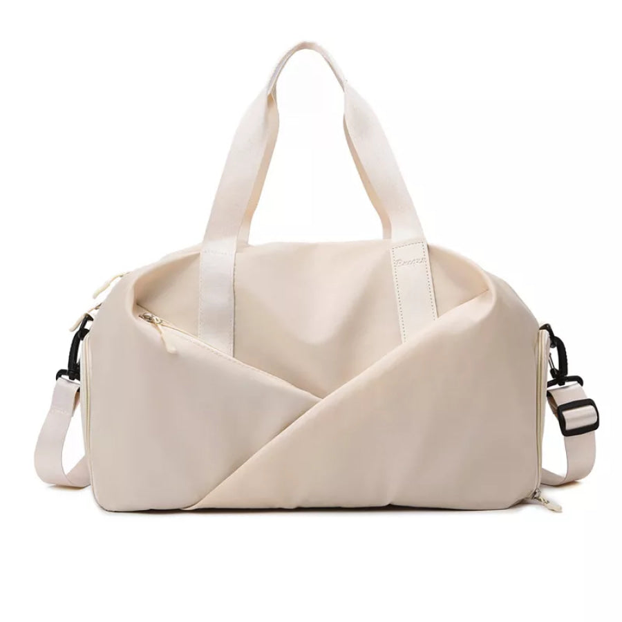 Lightweight Nylon Travel Bag Beige / onesize Apparel and Accessories