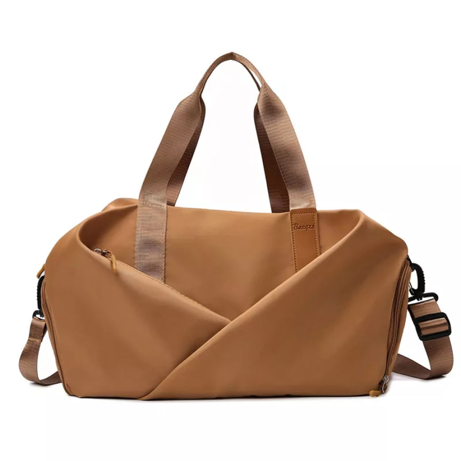 Lightweight Nylon Travel Bag Camel / onesize Apparel and Accessories