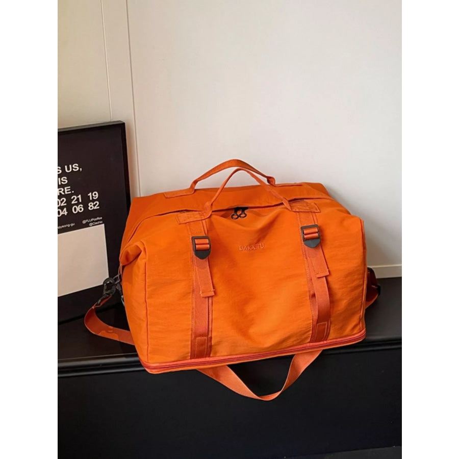 Lightweight Nylon Travel Bag Orange / onesize Apparel and Accessories