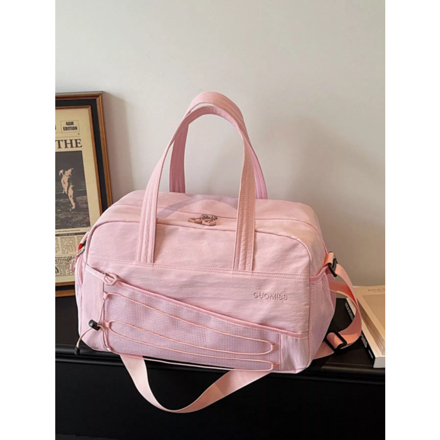 Lightweight Nylon Travel Bag Pink / One Size Apparel and Accessories