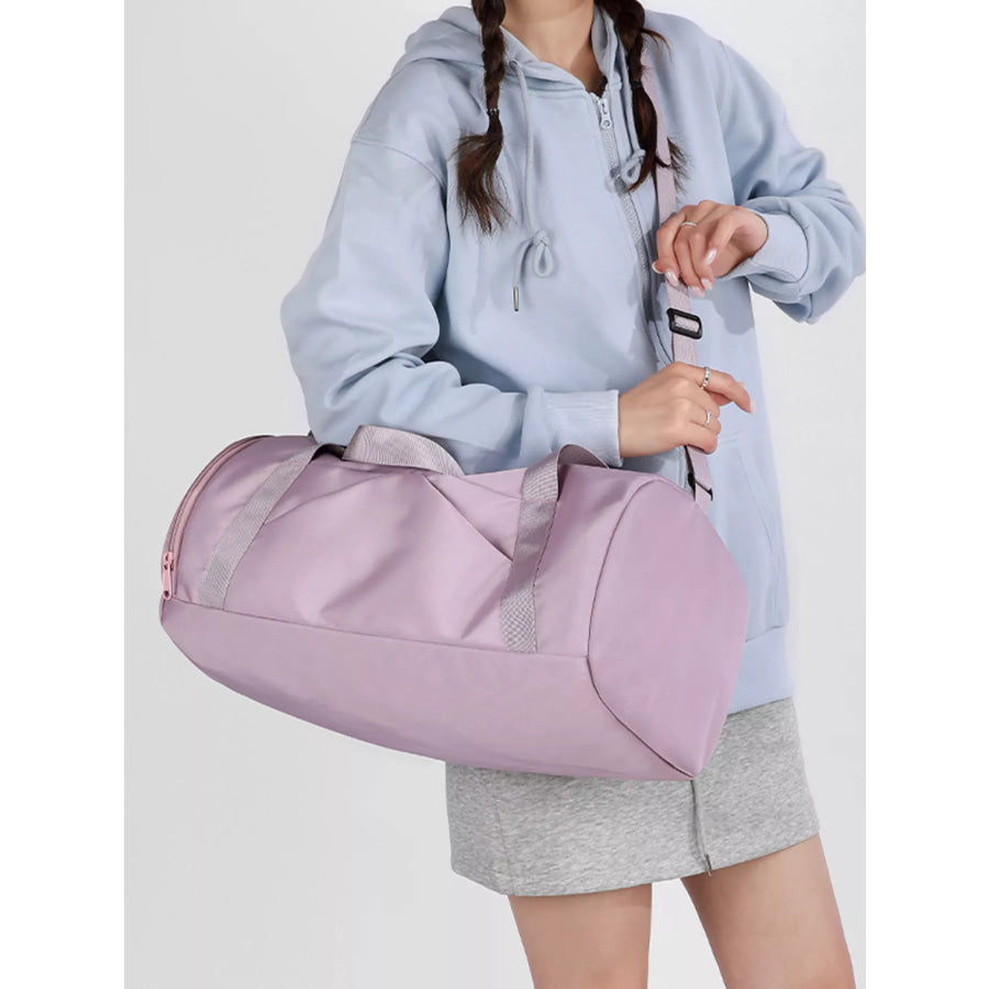 Lightweight Nylon Travel Bag Purple / One Size Apparel and Accessories