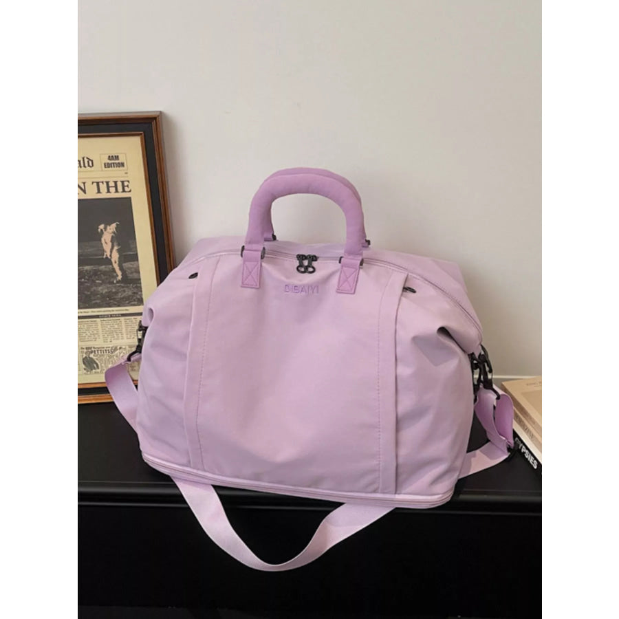 Lightweight Nylon Travel Bag Purple / One Size Apparel and Accessories