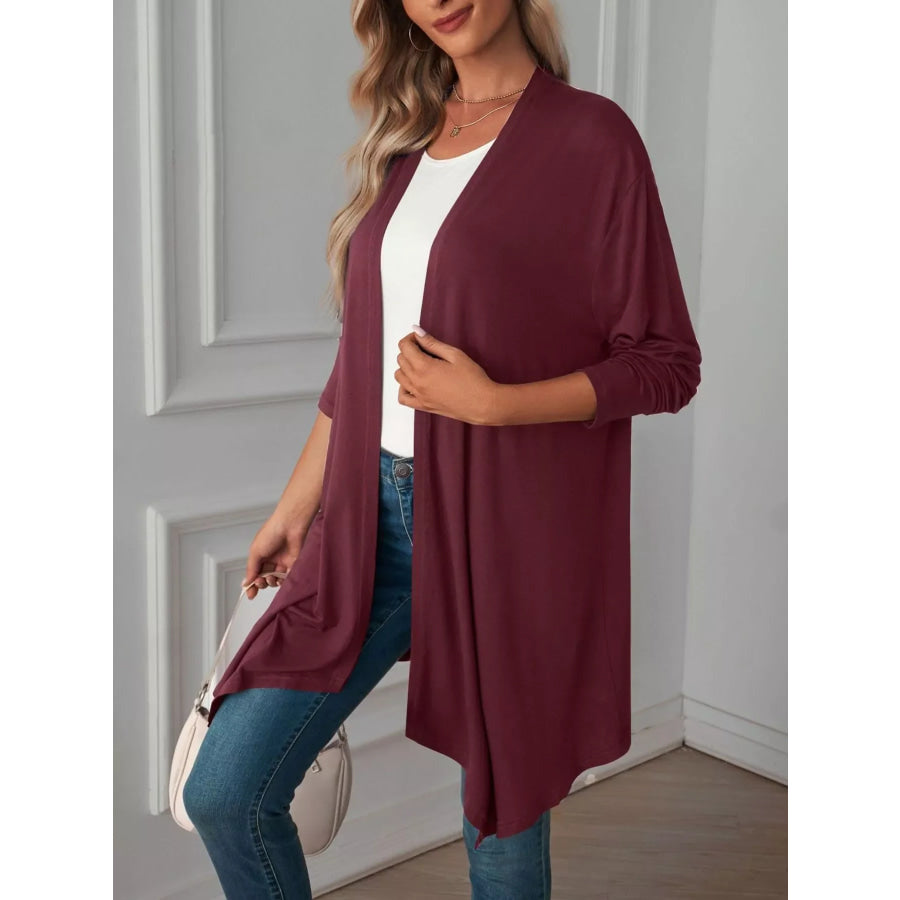 Lightweight Open Front Cardigan Apparel and Accessories