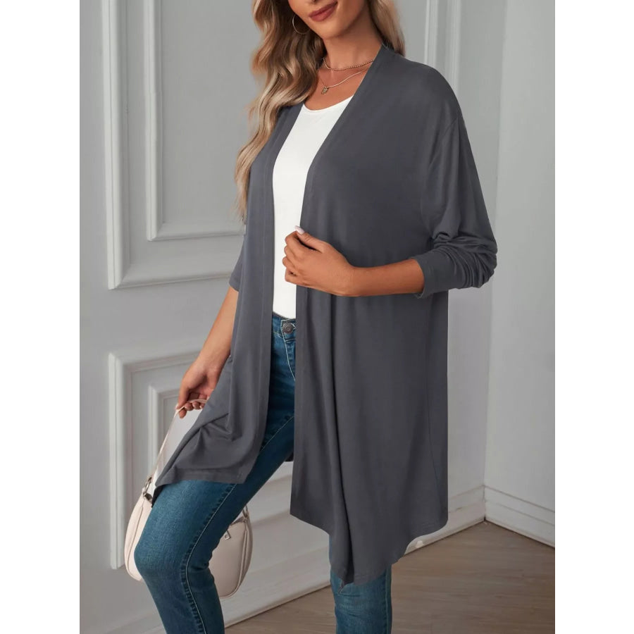 Lightweight Open Front Cardigan Apparel and Accessories