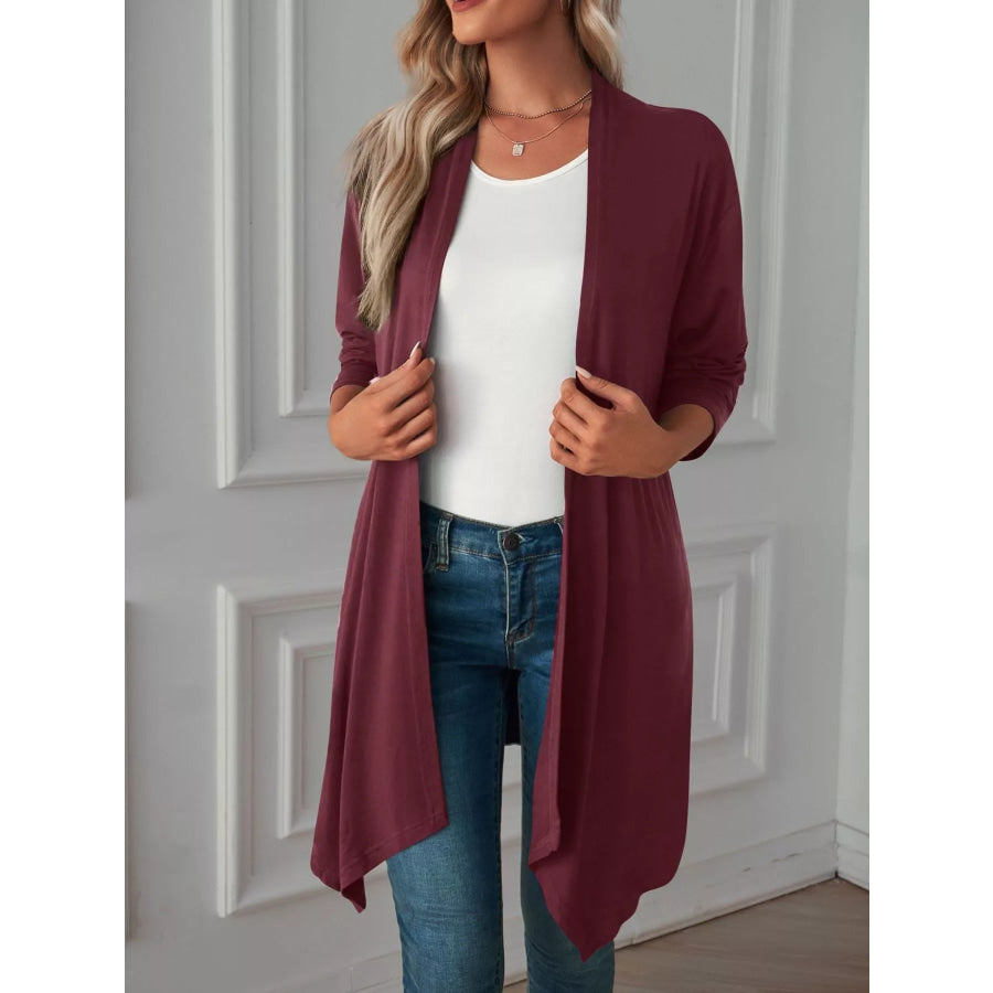 Lightweight Open Front Cardigan Apparel and Accessories