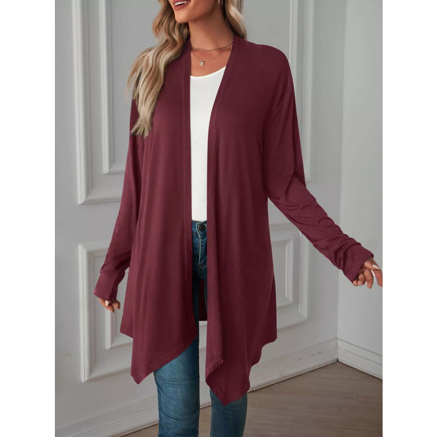 Lightweight Open Front Cardigan Apparel and Accessories