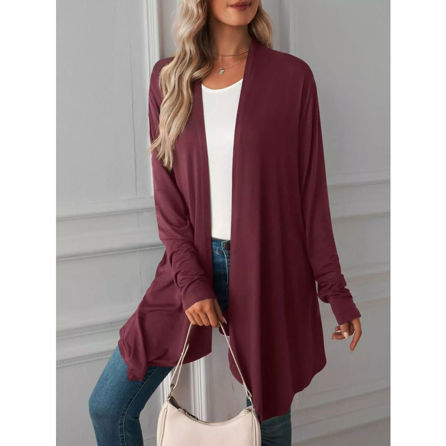 Lightweight Open Front Cardigan Apparel and Accessories