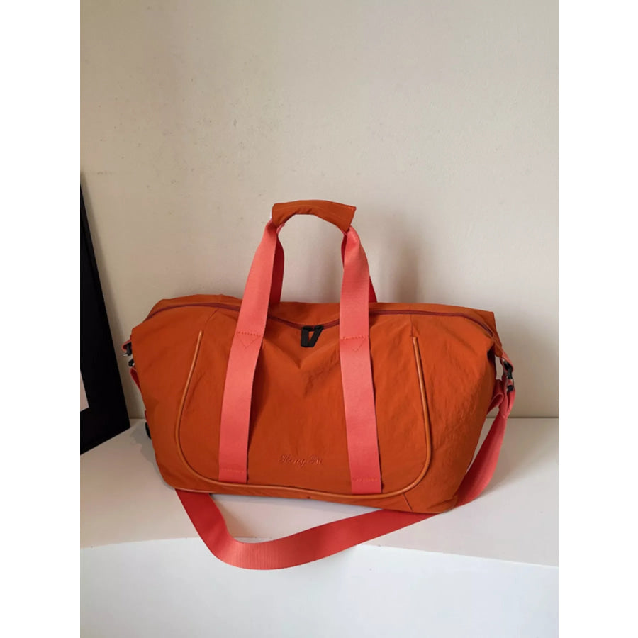 Lightweight Oxford Cloth Duffel Bag Orange / onesize Apparel and Accessories