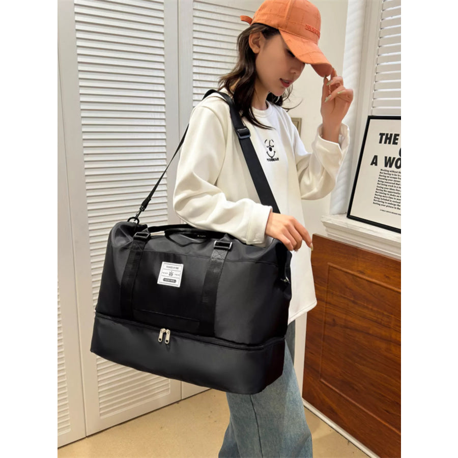 Lightweight Oxford Cloth Travel Bag All-match Black / onesize Apparel and Accessories
