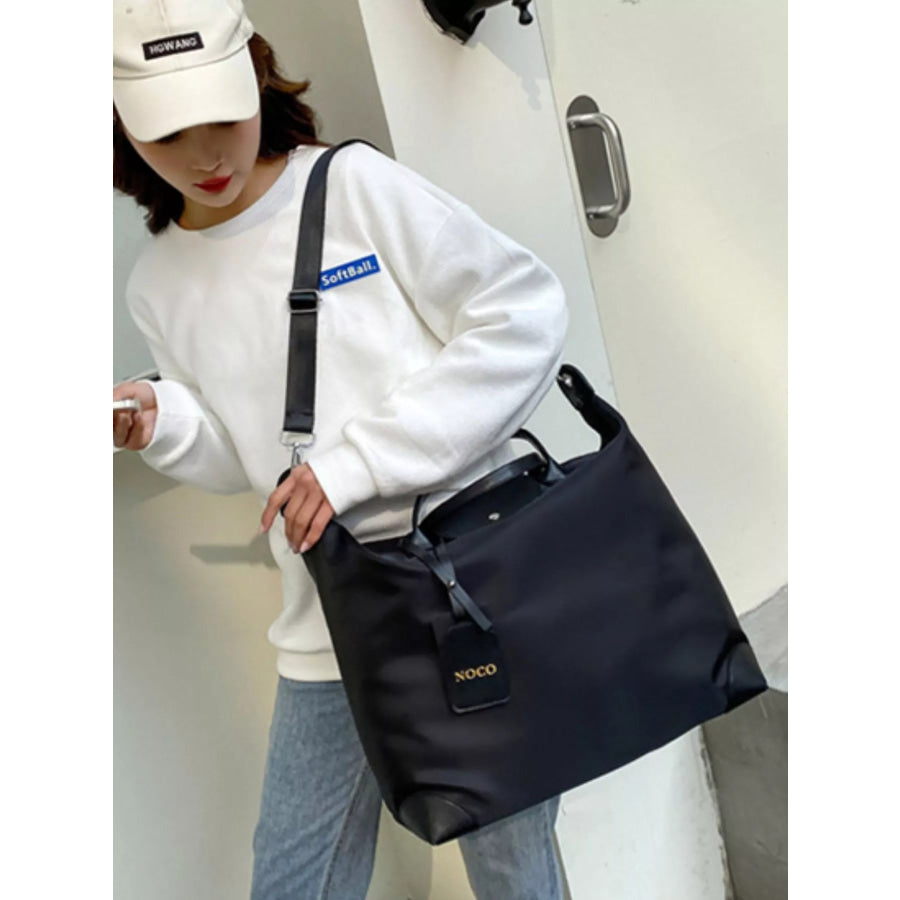 Lightweight Oxford Cloth Travel Bag Black / One Size Apparel and Accessories