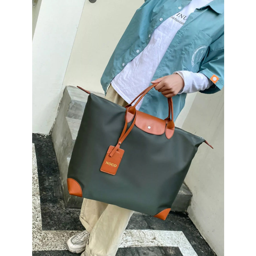 Lightweight Oxford Cloth Travel Bag Green / One Size Apparel and Accessories