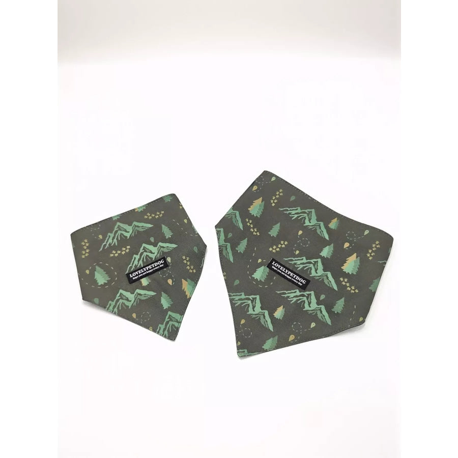 Lightweight Pet Scarf Black Forest / S Apparel and Accessories