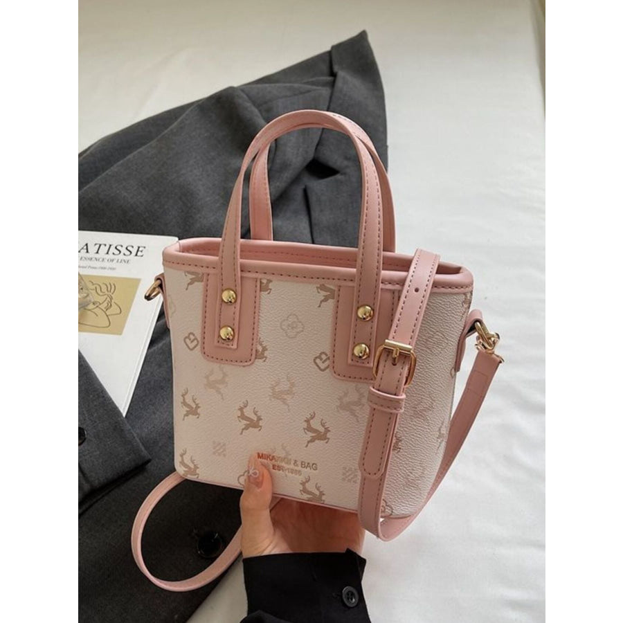 Lightweight Printed Crossbody Bag Apparel and Accessories