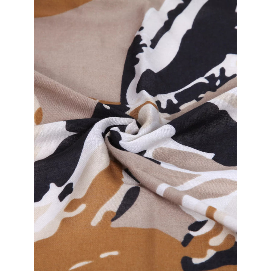 Lightweight Printed Scarf Apparel and Accessories