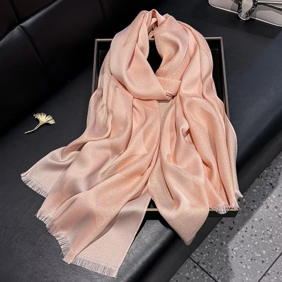 Lightweight Raw Hem Scarf Apparel and Accessories