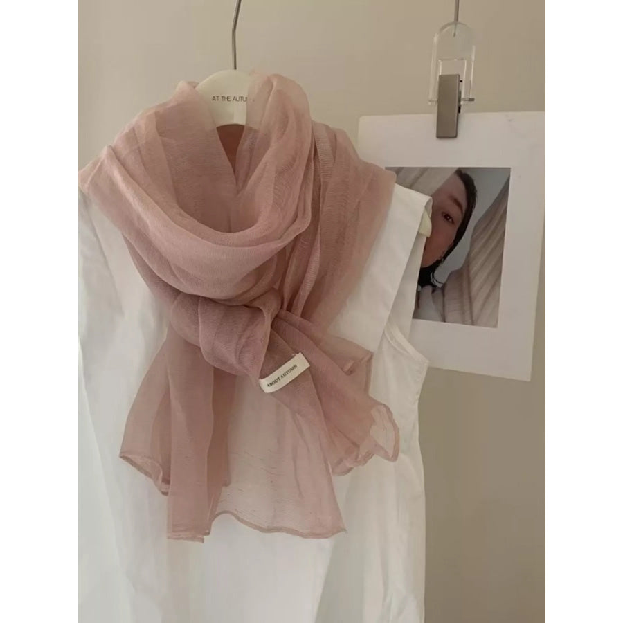 Lightweight Sheer Scarf Quicksand Powder / ONESIZE Apparel and Accessories