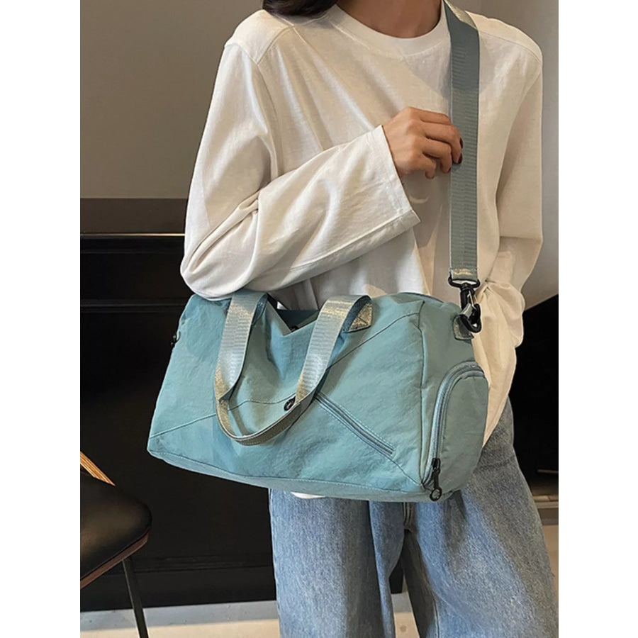 Lightweight Travel Duffel Bag Blue / One Size Apparel and Accessories