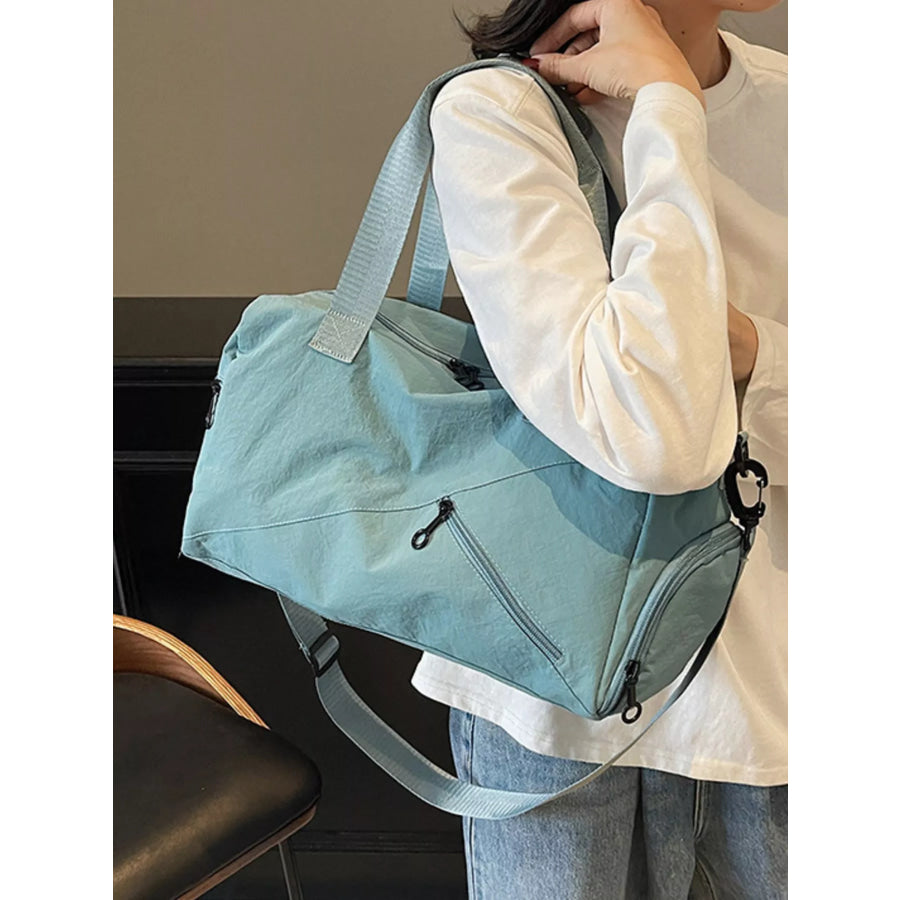 Lightweight Travel Duffel Bag Blue / One Size Apparel and Accessories