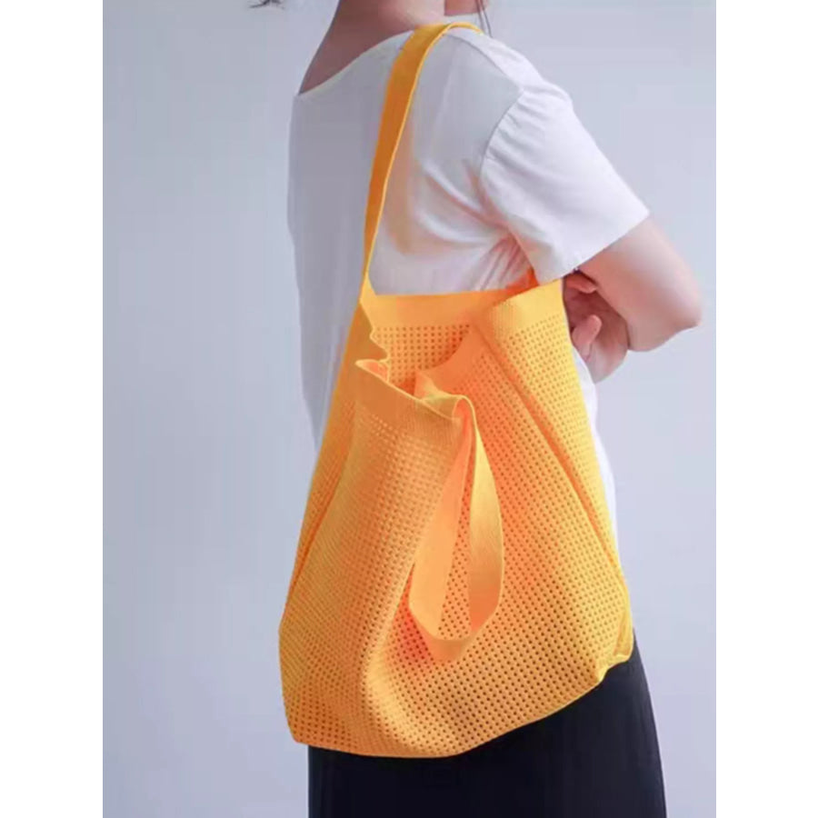 Lightweight Woven Shoulder Bag Orange / onesize Apparel and Accessories