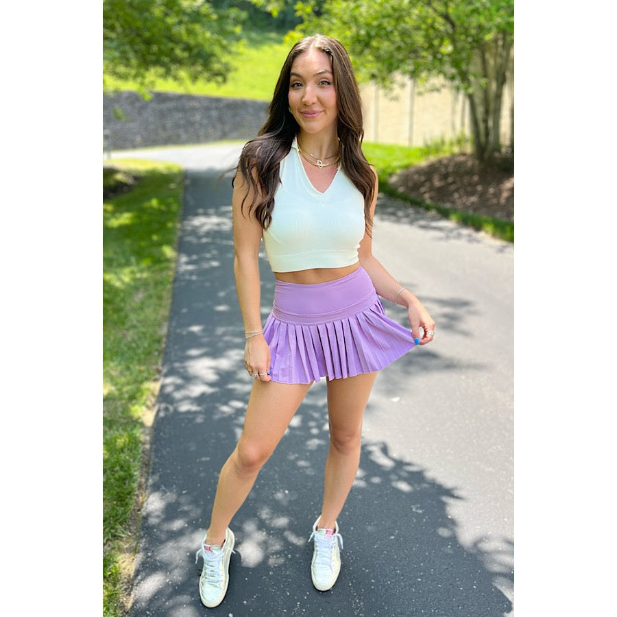 Lilac Pleated Tennis Skirt WS 204 Other Bottoms