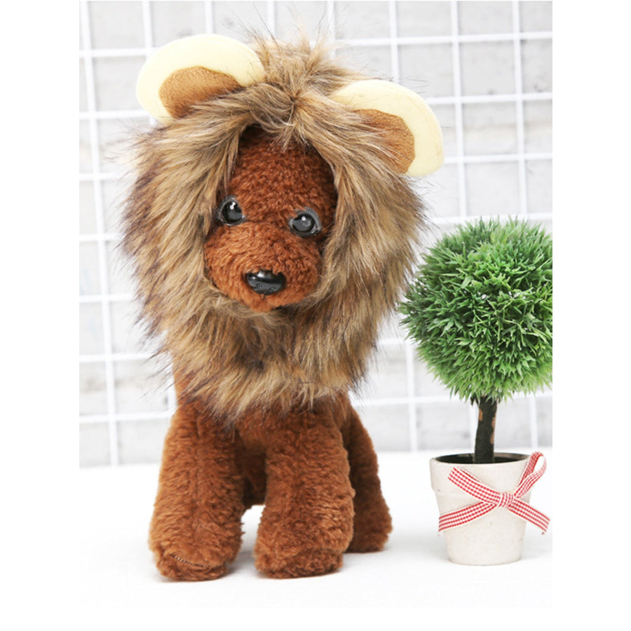 Lion Mane Pet Headwear Apparel and Accessories