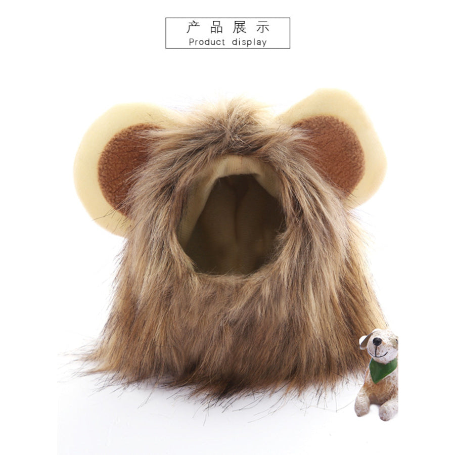 Lion Mane Pet Headwear Apparel and Accessories