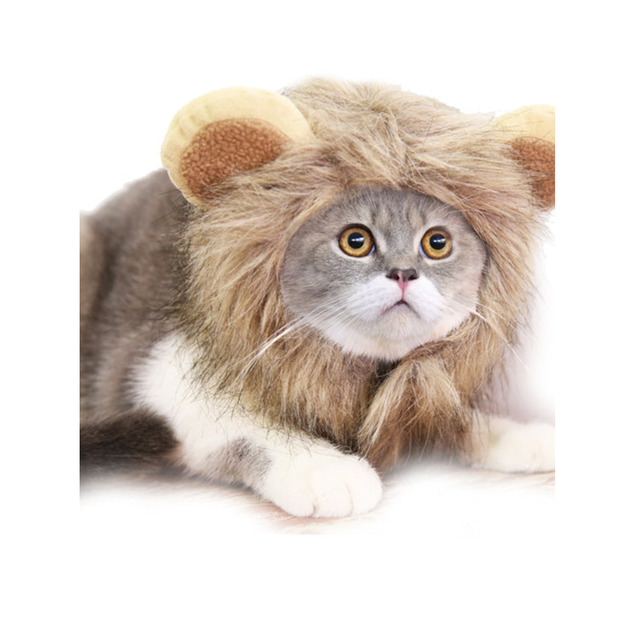 Lion Mane Pet Headwear Apparel and Accessories