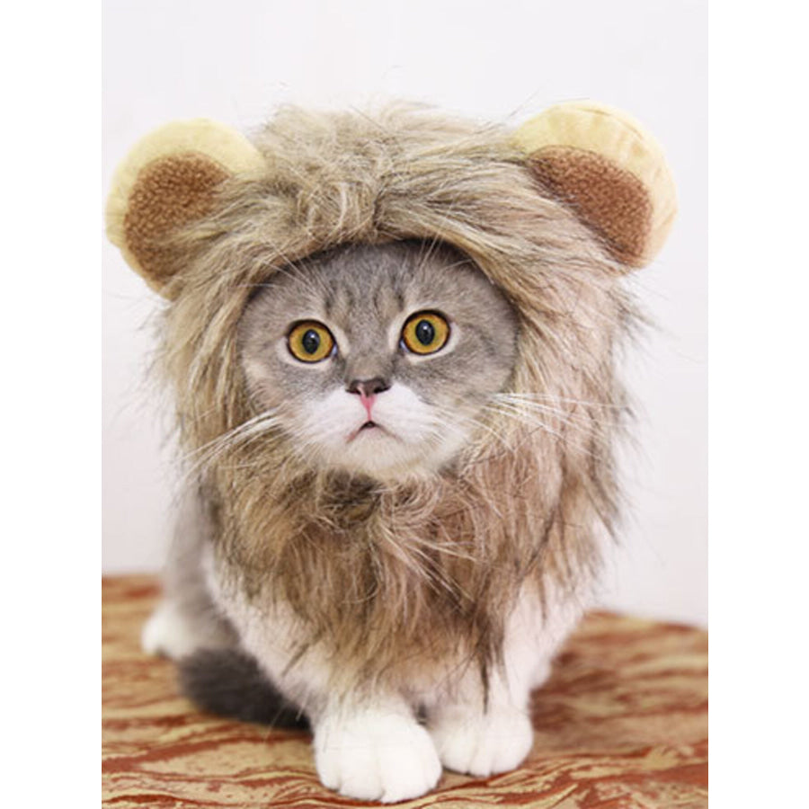 Lion Mane Pet Headwear Apparel and Accessories
