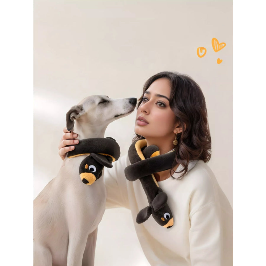 Long Animal Design Squeaky Pet Plush Toys Apparel and Accessories