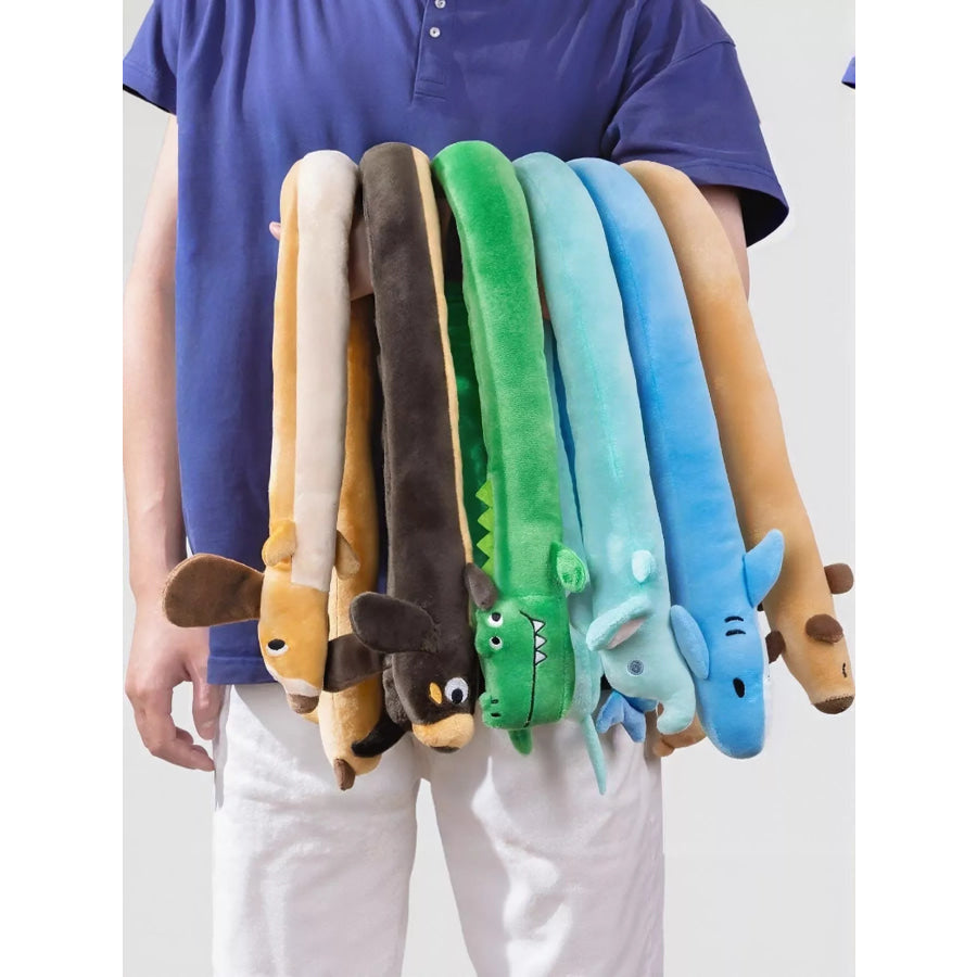 Long Animal Design Squeaky Pet Plush Toys Black / ONESIZE Apparel and Accessories