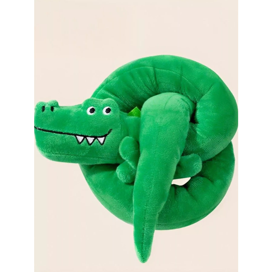 Long Animal Design Squeaky Pet Plush Toys Green / ONESIZE Apparel and Accessories