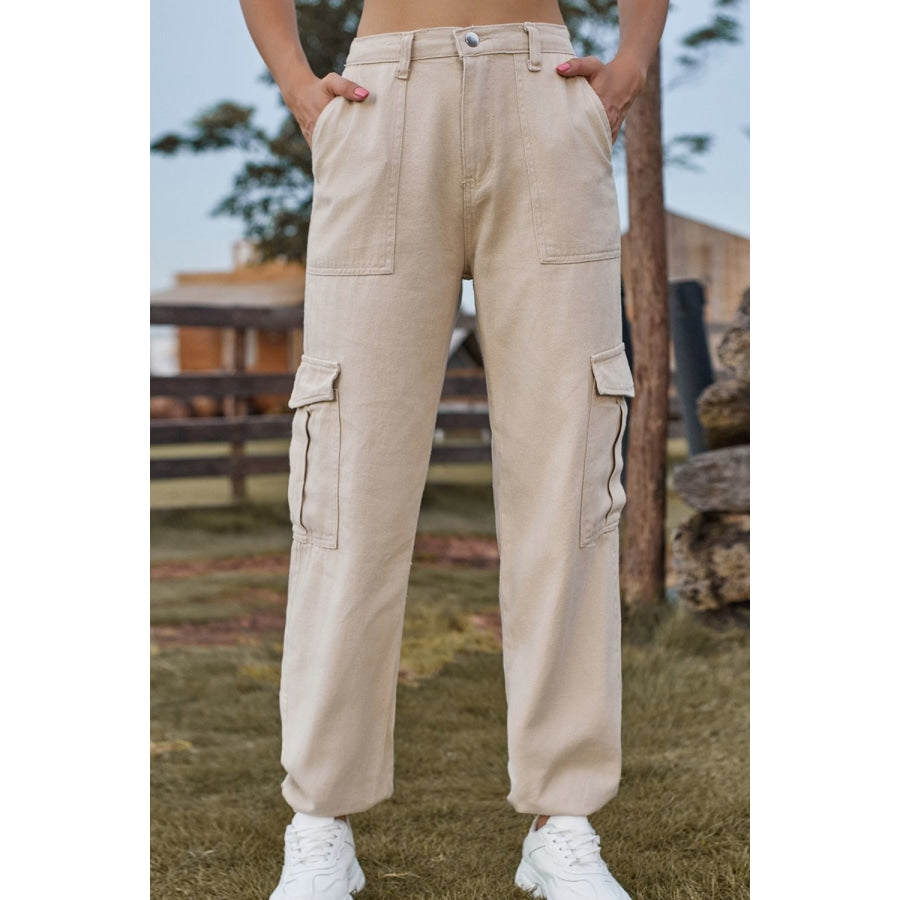 Long Jeans with Pocket Sand / S