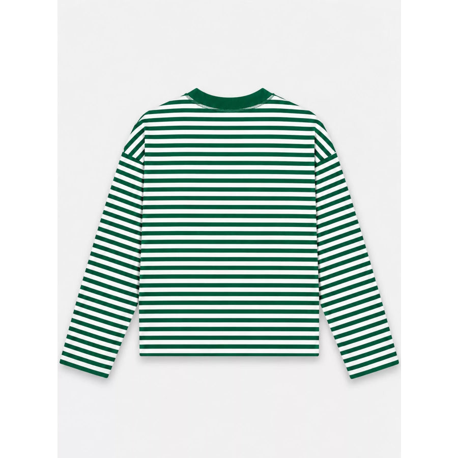 Long Sleeve Crew Neck T-Shirt Apparel and Accessories