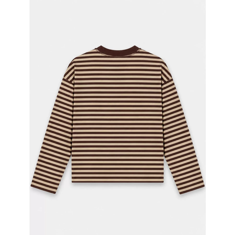 Long Sleeve Crew Neck T-Shirt Apparel and Accessories