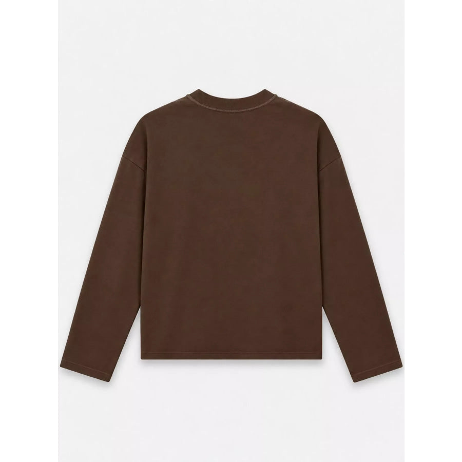 Long Sleeve Crew Neck T-Shirt Apparel and Accessories
