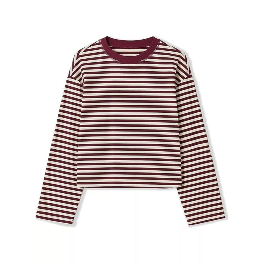 Long Sleeve Crew Neck T-Shirt Apparel and Accessories