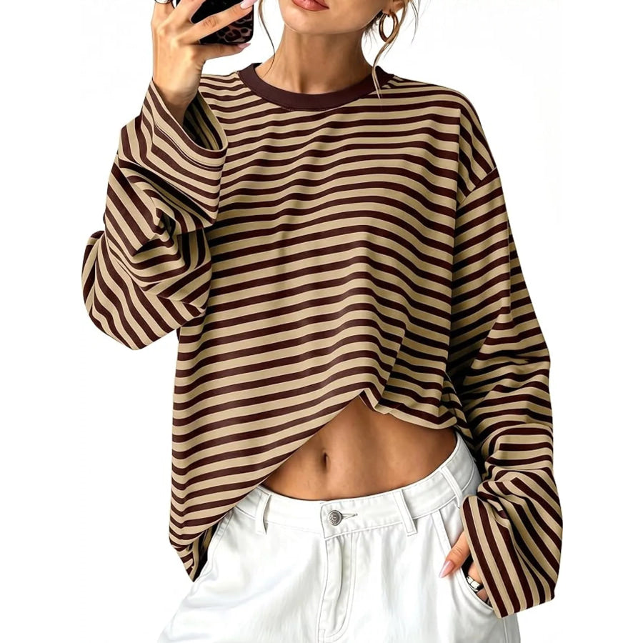 Long Sleeve Crew Neck T-Shirt Apparel and Accessories