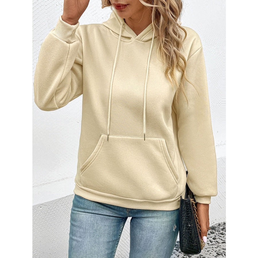 Long Sleeve Front Pocket Hoodie