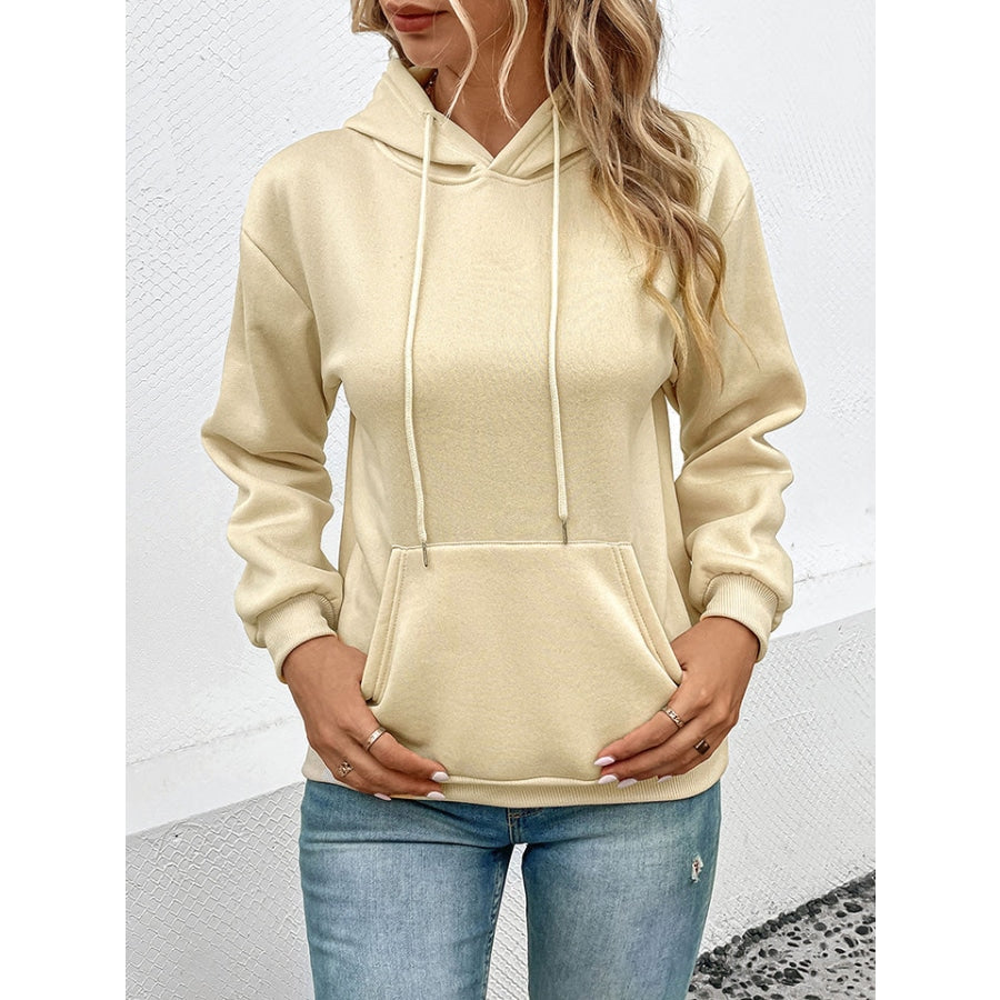 Long Sleeve Front Pocket Hoodie