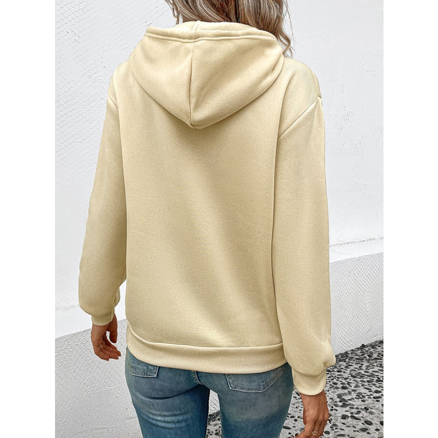 Long Sleeve Front Pocket Hoodie