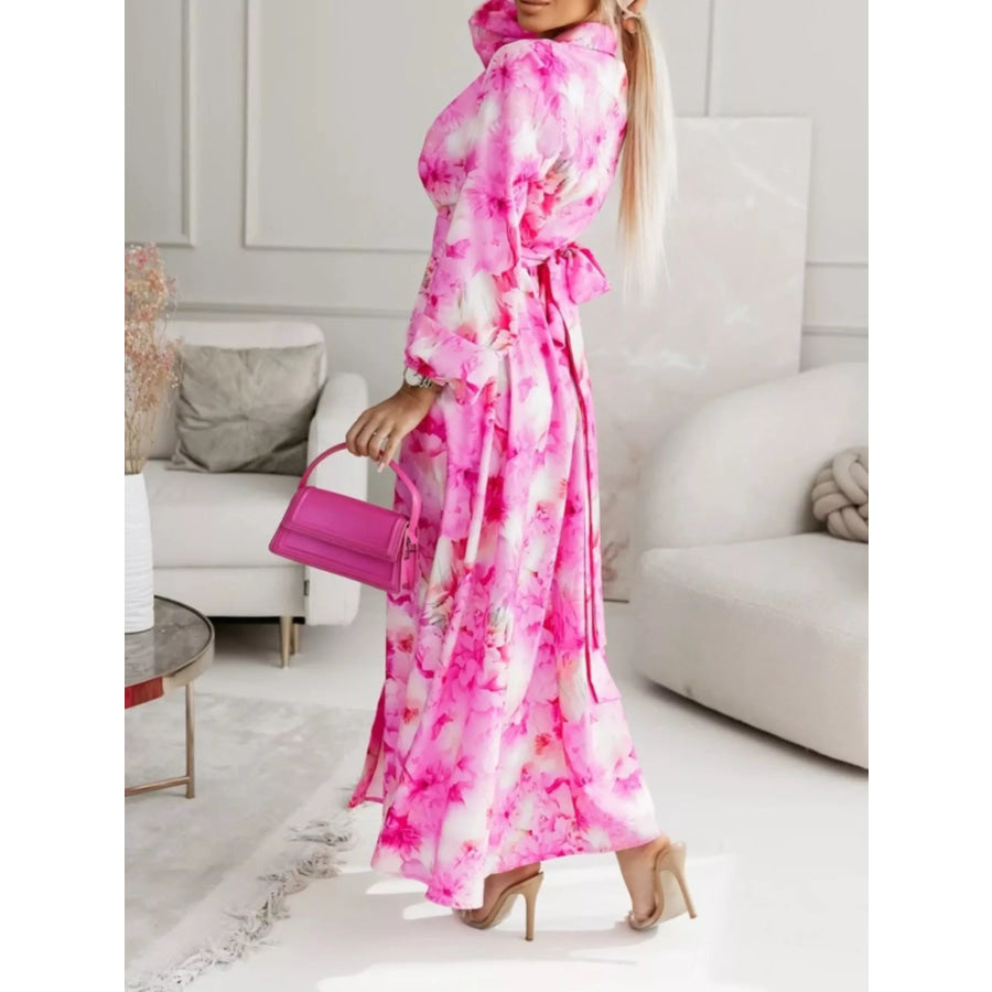 Long Sleeve Maxi Shirt Dress Apparel and Accessories