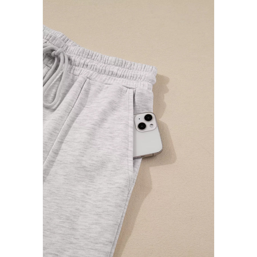 Long Sleeve Sweatshirt and Pants Set Apparel and Accessories