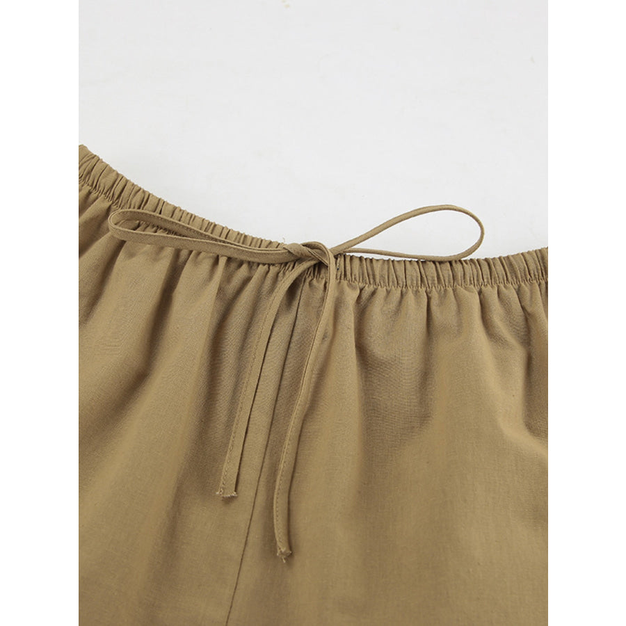 Long Sleeve Top and Shorts Set Apparel and Accessories