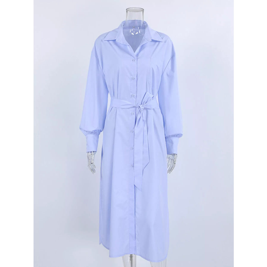 Longline Button-Down Shirt Apparel and Accessories