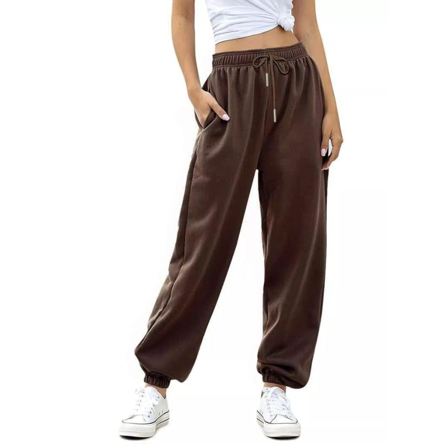 Loose Fit Drawstring Joggers Apparel and Accessories