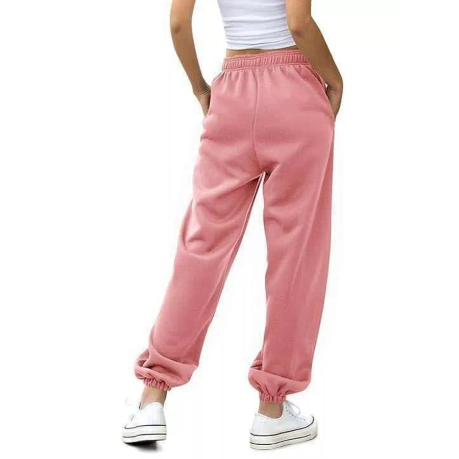 Loose Fit Drawstring Joggers Apparel and Accessories