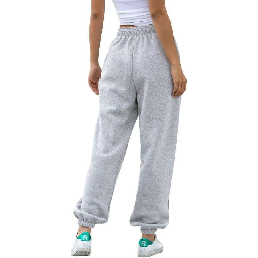 Loose Fit Drawstring Joggers Apparel and Accessories