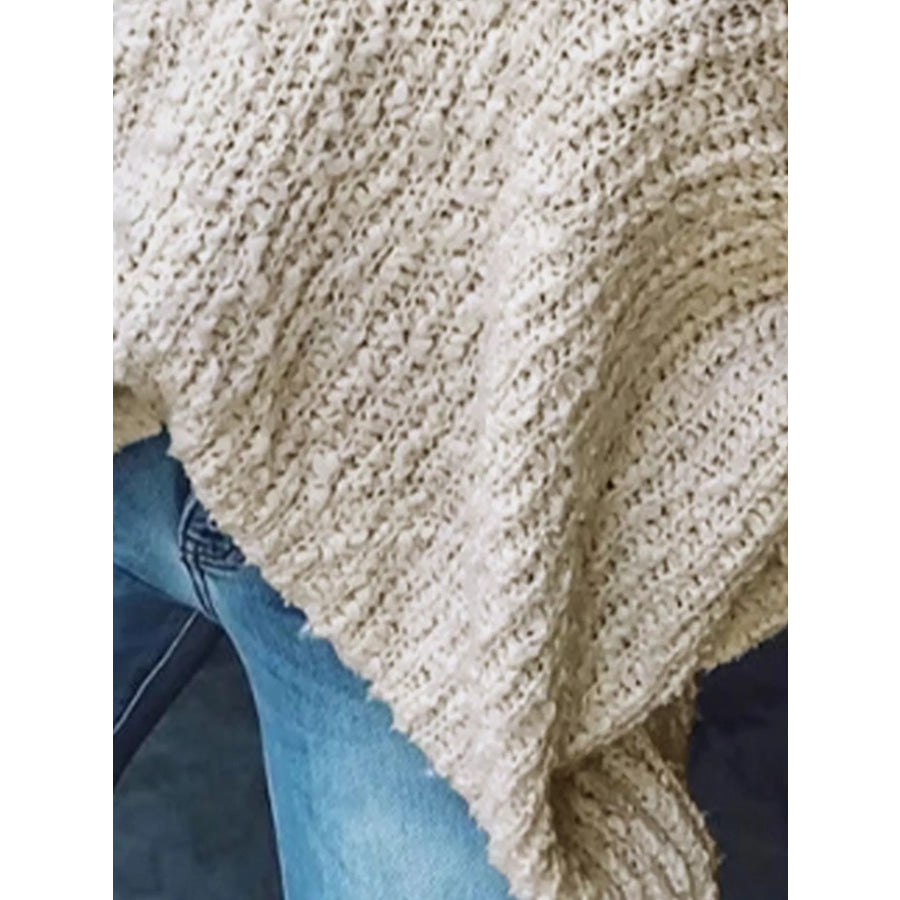 Loose Fit Long Sleeve Sweater Apparel and Accessories
